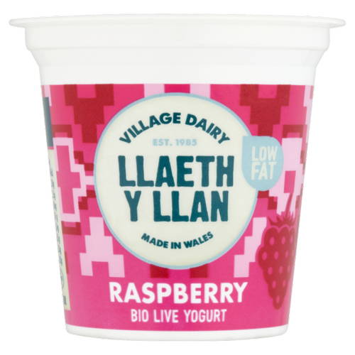 Llaeth Y Llan Raspberry Yogurt 125g