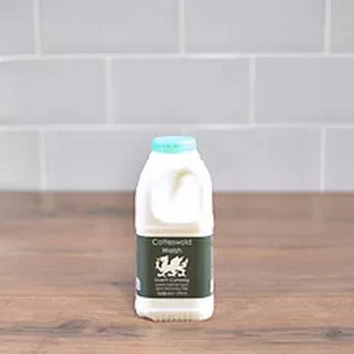 Semi Skimmed Milk  (568ml) 1 Pint Poly